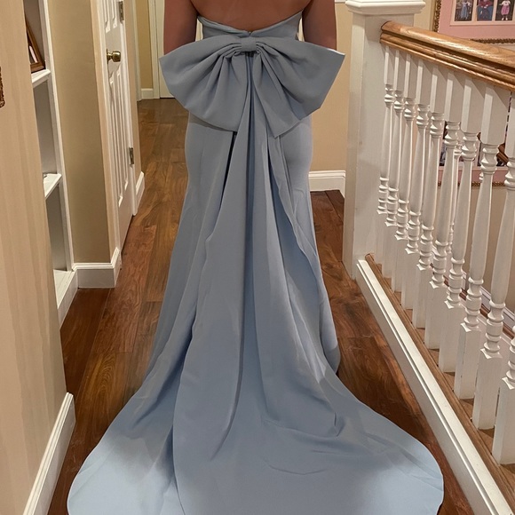 royal blue bodycon dress Mini Pale Blue Embroidered Bunny Kimono Women Dress Size:XL(16)